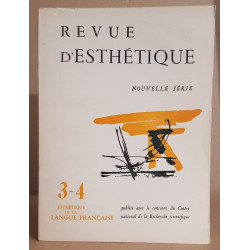 Revue d'esthétique nouvelle série N° 3 - 4 esthétique de la langue...