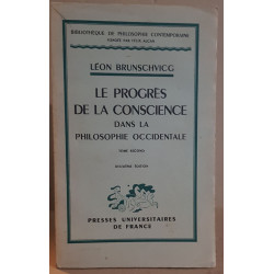 Le progrés de la conscience dans la philosophie occidentale (tome 2)
