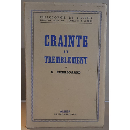 Crainte et tremblement