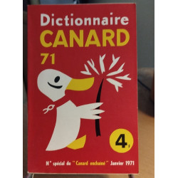 N° special du canard enchainé / dictionnaire canard 71