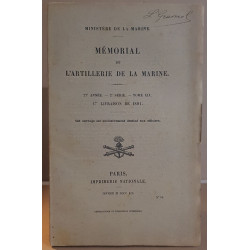 Mémorial de l'artillerie de la marine - 27 année - 2° série - Tome...