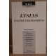 Lysias Contre Eratosthène - Guide Pédagogique