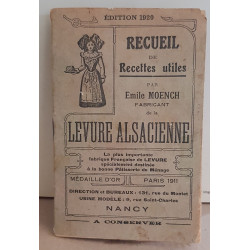 Recueil de recettes utiles - joint- le secret de l'art de la...