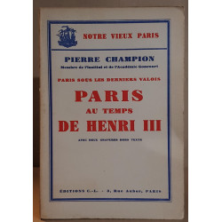 Paris au temps de Henri III