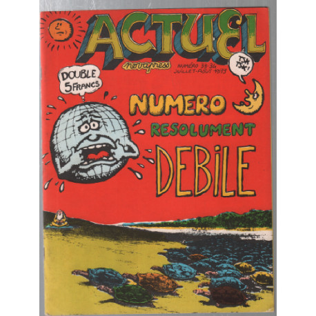 Revue actuel n° 33-34 / numéro résolument débile