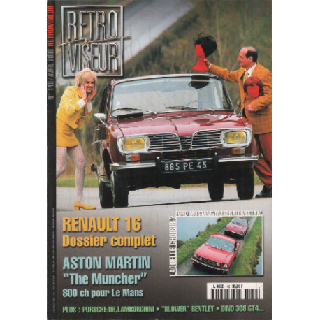 Revue rétroviseur n° 140 : dossier complet renault 16