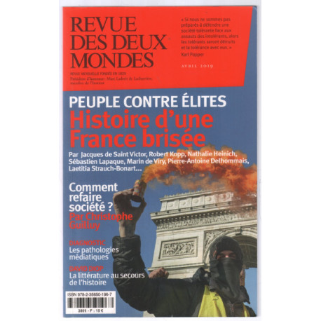 Peuple contre élite : histoire d'une france brisée
