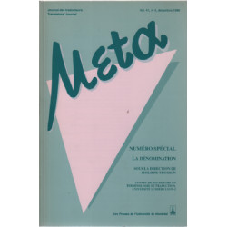 Meta / journal des traducteurs -translators journal volume 41 n° 4