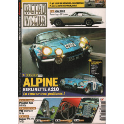 Revue rétroviseur n° 221 : dossier alpine berlinette A110 ,...