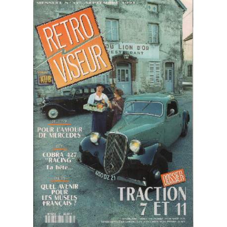 Revue rétroviseur n° 37 : dossier traction 7 et 11 , cobra 427 racing