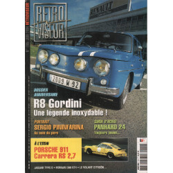 Revue rétroviseur n° 190 : dossier R8 Gordini , porsche 911...