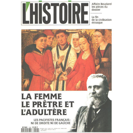 Revue l'histoire n° 144 / la femme le prêtre et l'adultère