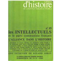 Les intellectuels et le parti communiste français : l'alliance...
