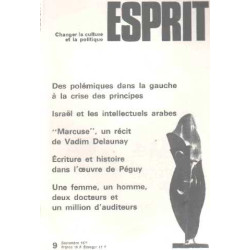 Revue esprit/ septembre 1977/ isrel et les intellectuels arabes