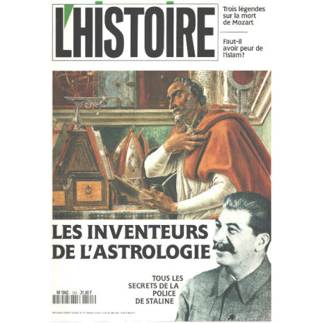 Revue l'histoire n° 141 / les inventeurs de l'astrologie