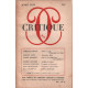Revue critique N° 142