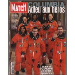 Revue paris-match n° 2803 : columbia adieu aux héros