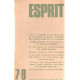Revue esprit / juillet-aout 1975/ n° 7-8