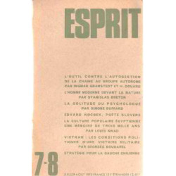 Revue esprit / juillet-aout 1975/ n° 7-8