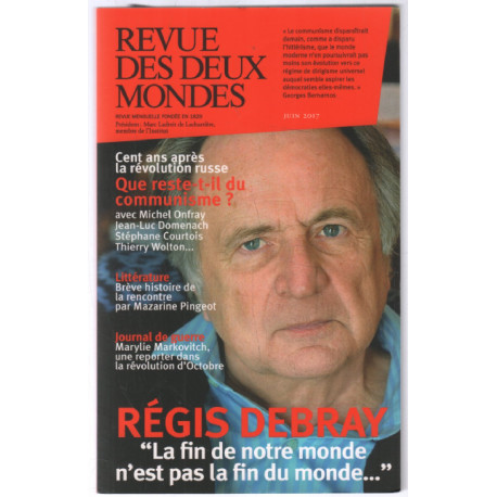 Régis debray : la fin de notre monde n'est pas la fin du monde
