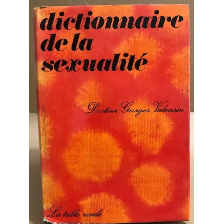 Dictionnaire de la sexualité