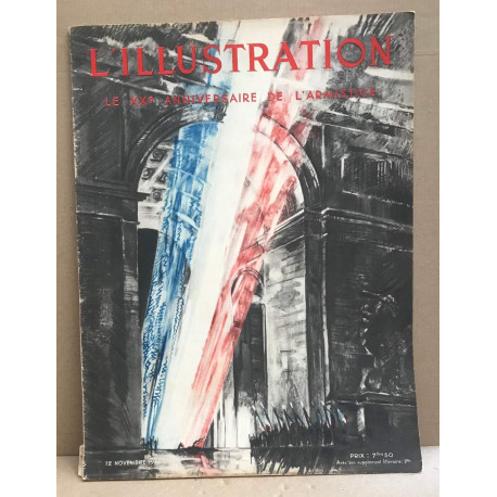 Revue l'illustration special XX° anniversaire de l'armistice
