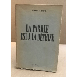 La parole est à la défense