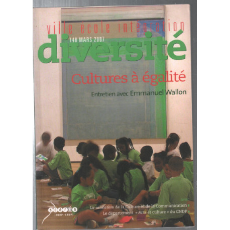 Cultures à égalité (entretien avec Wallon)