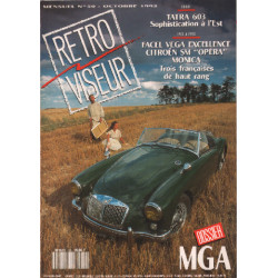 Revue rétroviseur n° 50 , dossier MGA , tatra 603 , facel vega...