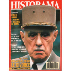 Historama n° 37 / il y a 25 ans france-algerie le divorce