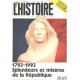 Revue l'histoire n° 155 / 1792-1992 splendeurs et misères de la...