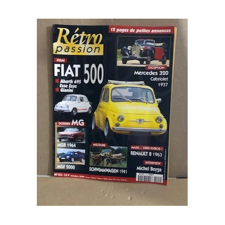Retro passion n° 122 : FIAT 500