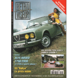 Revue rétroviseur n° 163 : alfa roméo 1750-2000 DS rallye