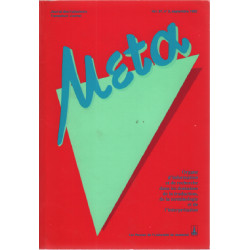 Meta / journal des traducteurs -translators journal volume 37 n° 3