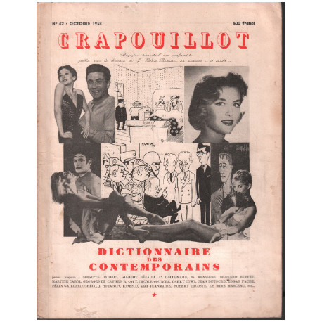 Dictionnaire des contemporains / Le crapouillot n° 42