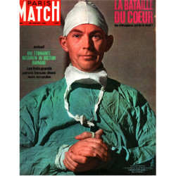 Paris match n° 890 / 20 janvier 1968 / la bataille du coeur