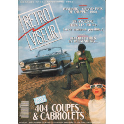 Revue rétroviseur n° 51 : dossier 404 coupés et cabriolet ,...