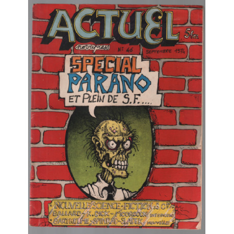 Revue actuel n° 46 / spécial parano et plein de S.F