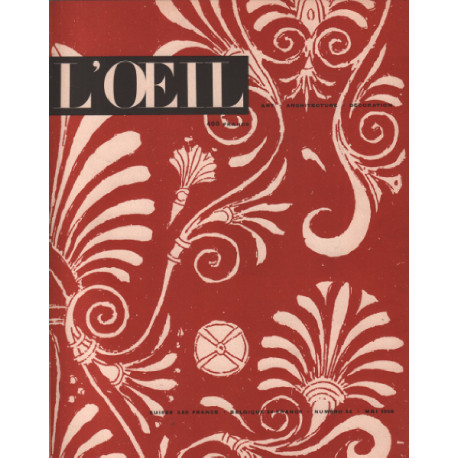 Revue d'art mensuelle l'oeil n° 53