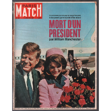 Mort d'un président ( kennedy ) / paris match n° 927