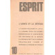 Revue esprit / octobre 1975/ n° 10/ l'armée et la defense