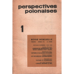 Perspectives polonaises n° 1