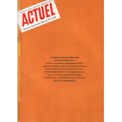 Revue actuel n° 72 / nouvelle serie