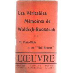 Les veritables memoires de waldeck-rousseau