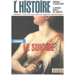 Revue l'histoire n° 189 / le suicide