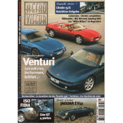 Revue rétroviseur n° 196 : dossier anniversaire Venturi , jaguar...