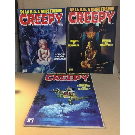 Revue creepy n° 1- 2-3 / 3numéros