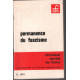 Permanence du fascisme / chronique sociale de france n° 6