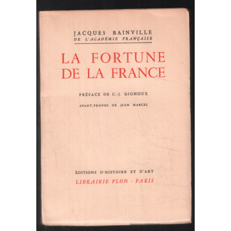 La fortune de France (1937)