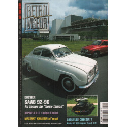 Revue rétroviseur n° 178 : dossier Saab 92-96 , alpine A310 ,...